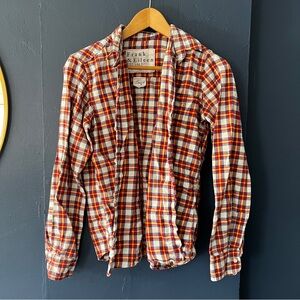 Frank & Eileen Barry Plaid Flannel Button-Up Shirt